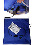 Електрокилимок плівковий ЕК4-220 25х50 см, синій, фото 4