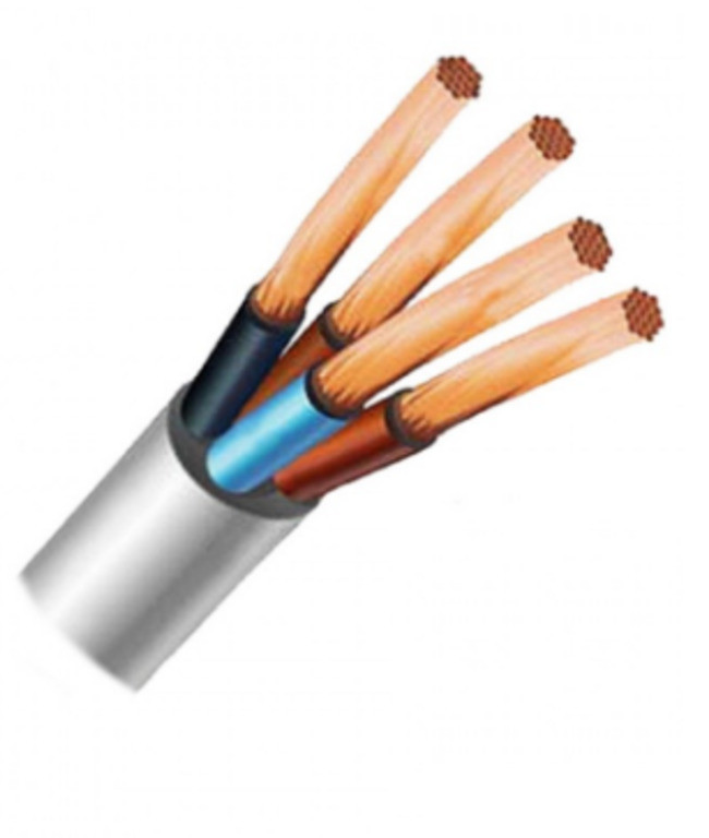 Кабель ПВС 4х6 ЗЗЦМ Запоріжський завод кольорових металів