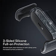 Тримач для телефона автомобільний в дефлектор BASEUS Steel Cannon 2 Air Outlet Version (чорний), фото 5