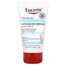 Крем для рук для просунутого відновлення без запаху, Eucerin, 78 г