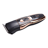 Машинка для стриження волосся/тример Pro Gemei GM-595 3в1 електробритва акумуляторна, фото 5