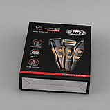 Машинка для стриження волосся/тример Pro Gemei GM-595 3в1 електробритва акумуляторна, фото 6