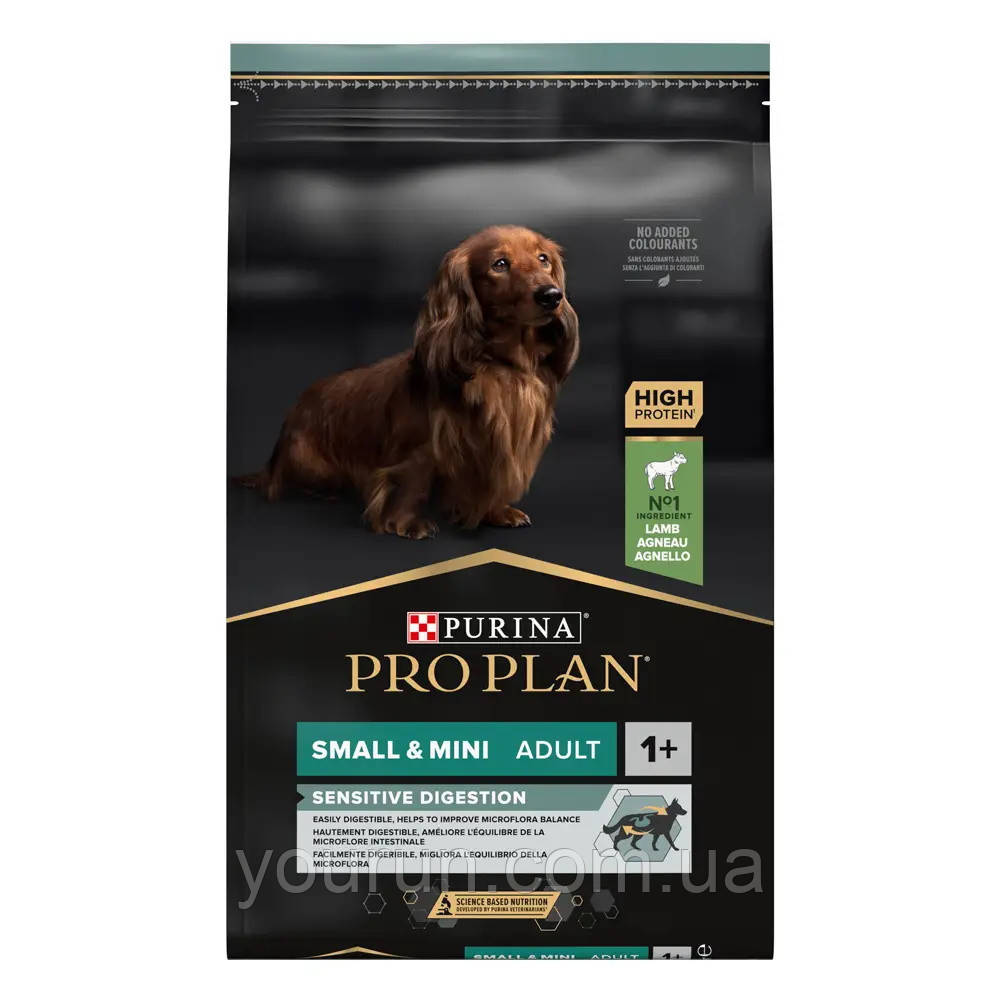 Purina Pro Plan adult small&mini optidigest-корм для дорослих собак міні та карликових порід ягня/рис 7кг