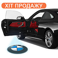 Проекція дверей BMW E39 Е53 E60 E90 E70 F10 F30 E82 E84 E38 E46 з логотипом БМВ підсвітка дверей BMW