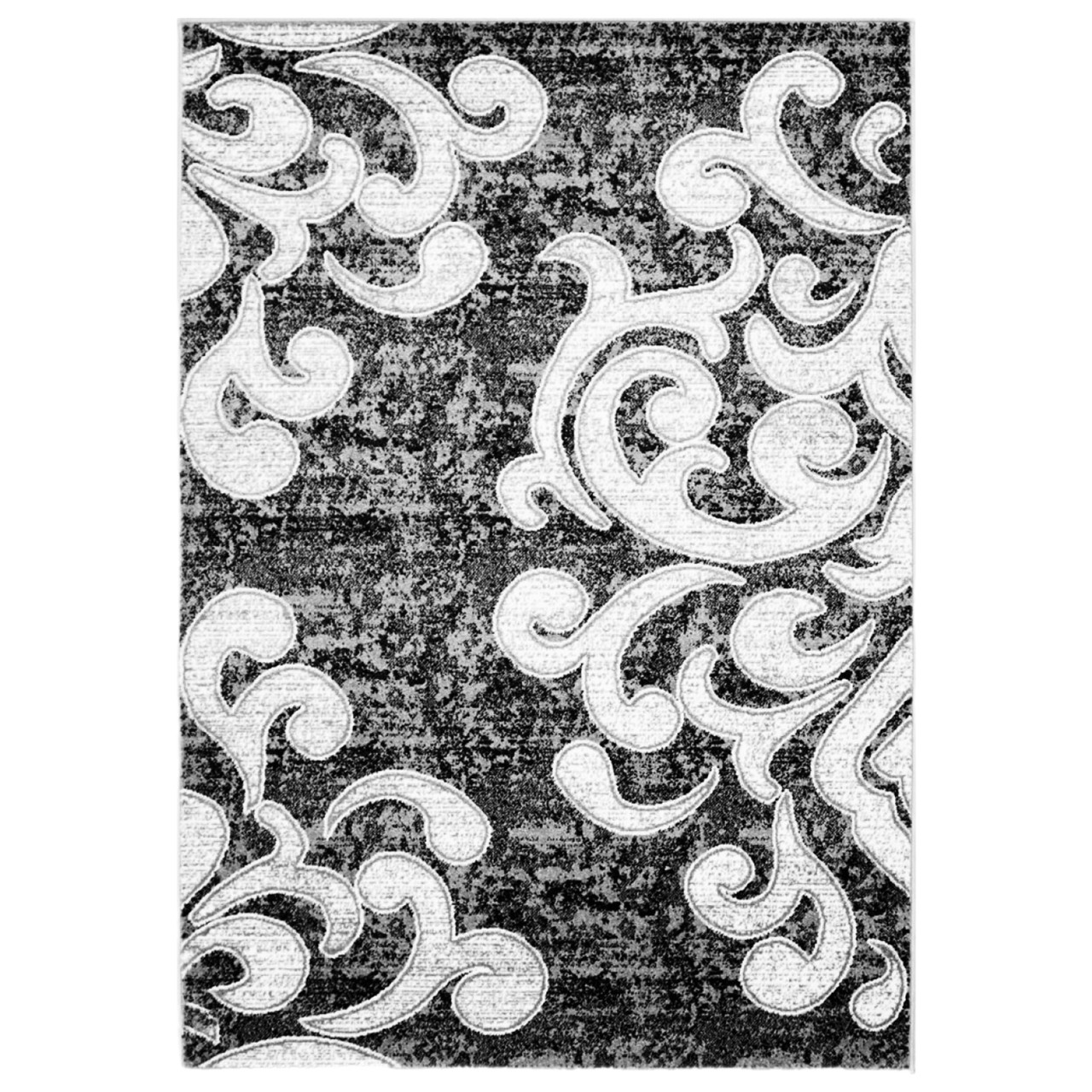 2х4 Килимок Cappuccino 16028/610 на підлогу, сірий колір.