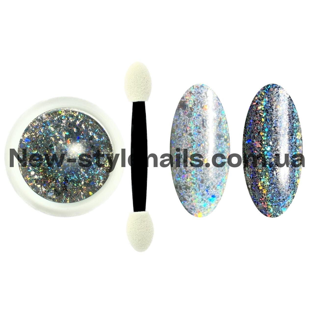 Новинка!Втирка для дизайну нігтів Діамант