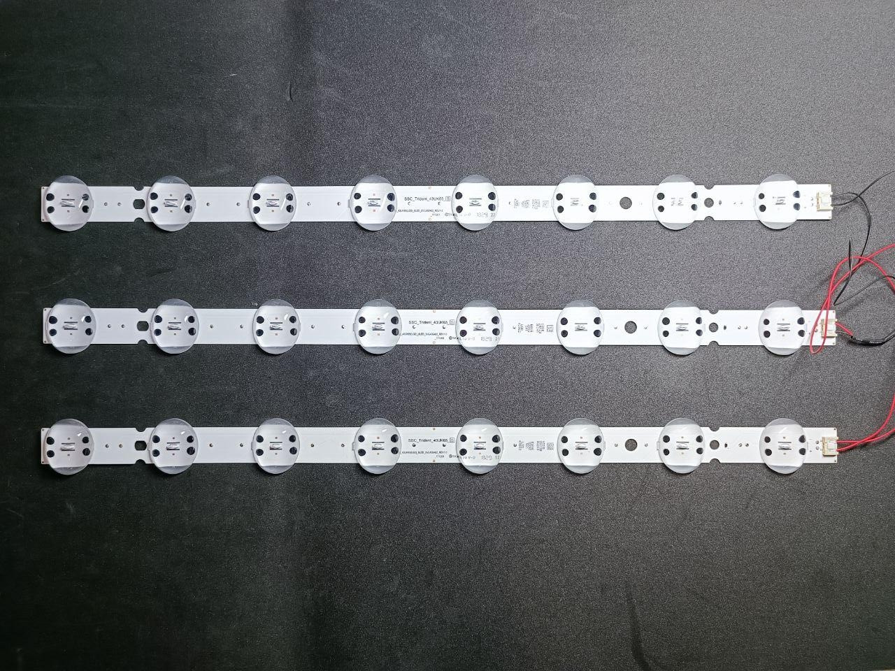 LED-підсвітки для телевізора LG 43 SSC_Trident_43UK65_S SSC-43UK65 LGD-8LED-SVL430A62-REV1.0-171201, фото 1