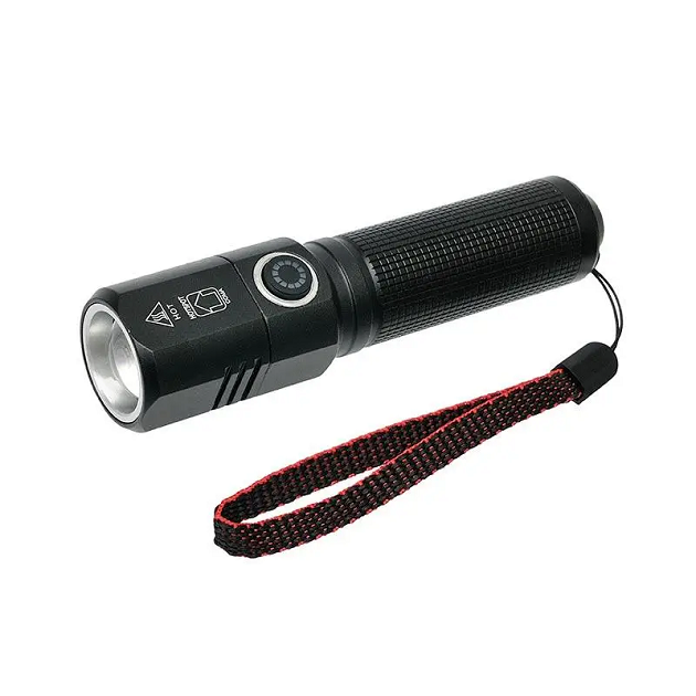 Ліхтарик тактичний акумуляторний Rablex RB262-300000W zoom (54672- E) Чорний, фото 1