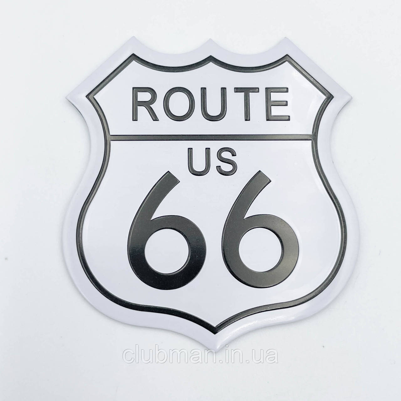 Металевий шильдик емблема Route 66