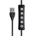 Кільцева RGB лампа 33 см з тримачем для телефону MJ33 / Різнокольорова лампа кільце для селфі, фото 8