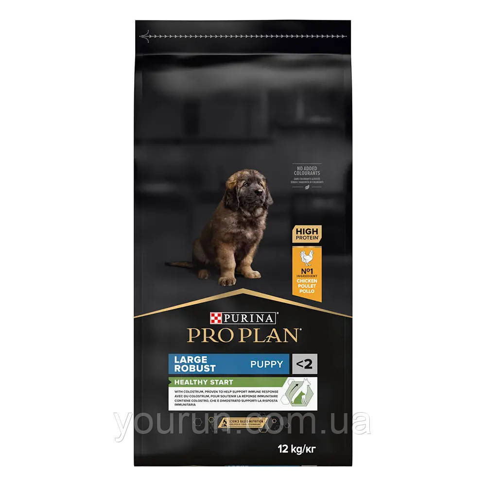 Purina Pro Plan (Про план) PUPPY LARGE Robust Optistart - корм для щенков крупных пород 12 кг - фото 1 - id-p251276477