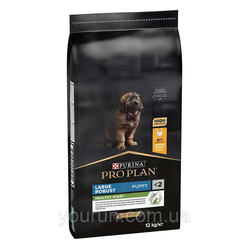 Purina Pro Plan (Про план) PUPPY LARGE Robust Optistart - корм для щенков крупных пород 12 кг - фото 3 - id-p251276477