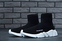 Кросівки Balenciaga Speed Trainer чорно-білі