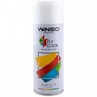 Краска аерозольная акриловая белая матовая Winso Spray RAL9010