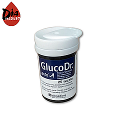 Тест-смужки GlucoDr 25 шт.