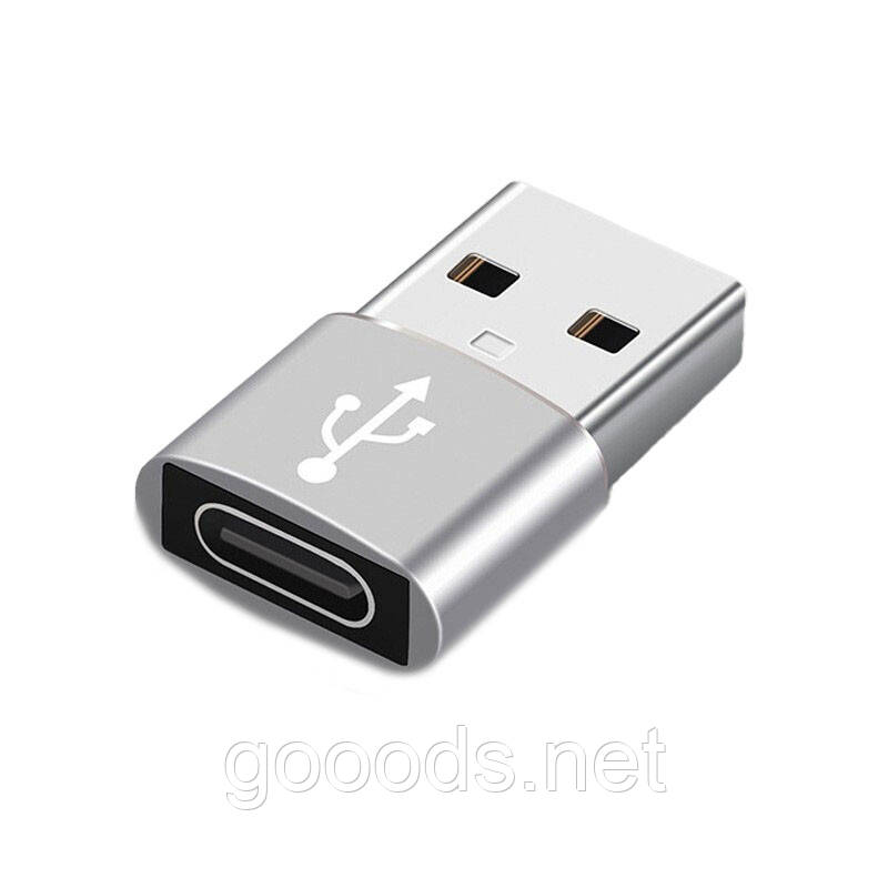 Переходник USB Type-C на USB Type-A адаптер для зарядки и передачи ...