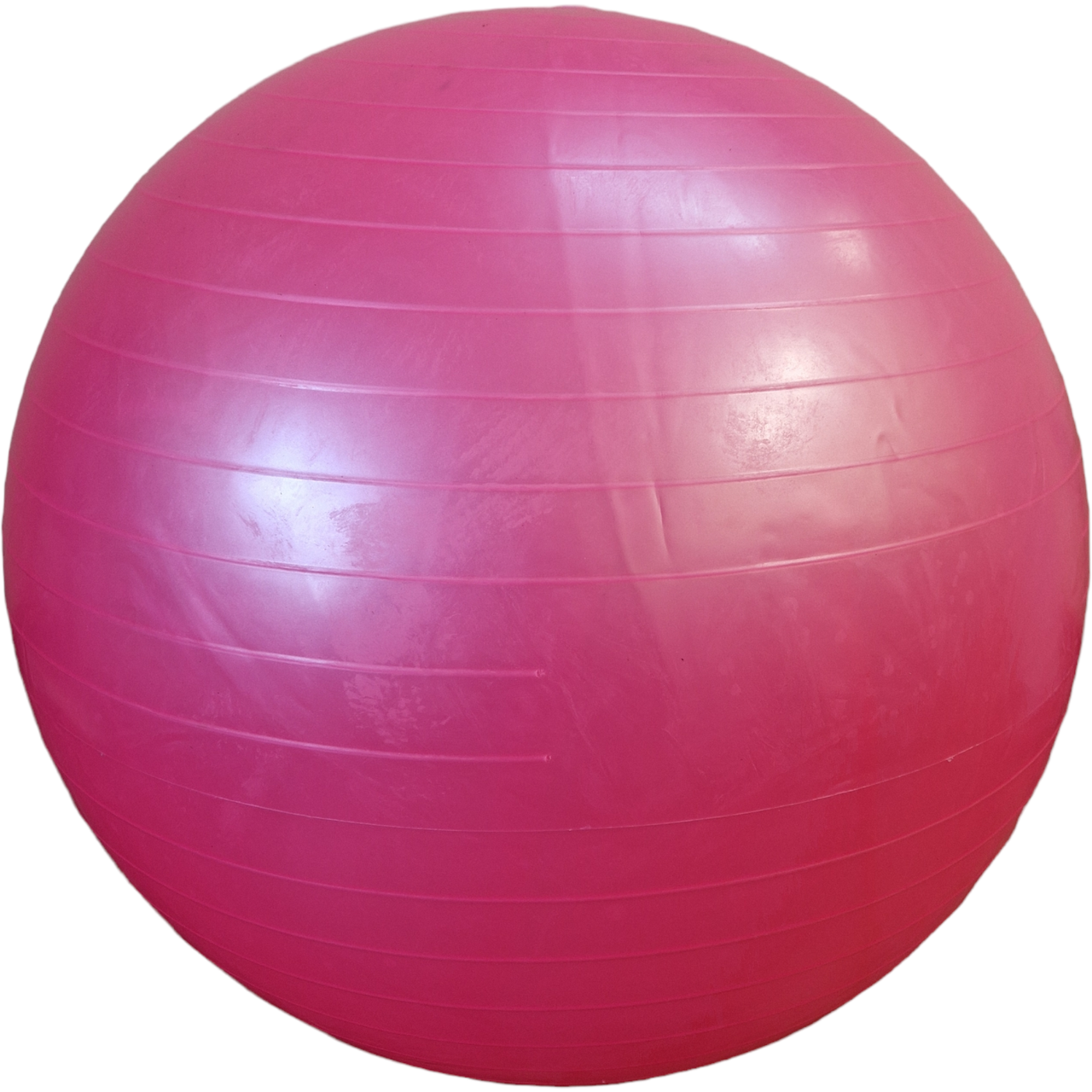 Фітбол рожевий м'яч для фітнесу гладкий глянсовий, діаметр 65 см, ABS - система антирозрив BS