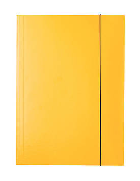 Картонна папка на гумці А4 формат жовта Esselte