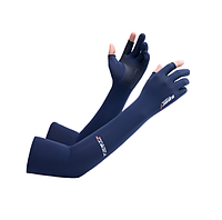 Перчатки солнцезащитные длинные GLOVES синий 03597