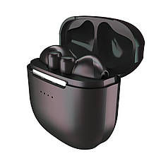 Навушники вкладиші безпровідні з мікрофоном ERGO BS-740 Bluetooth в кейсі Чорний (6819313), фото 3