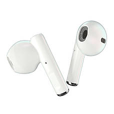 Навушники вкладиші безпровідні з мікрофоном ERGO BS-740 Air Sticks Bluetooth в кейсі Білий (6819314), фото 6