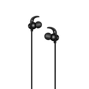Навушники вакуумні безпровідні з мікрофоном Hoco ES11 Maret Bluetooth Чорний (6957531055938), фото 3