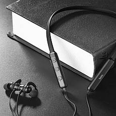 Навушники вакуумні безпровідні з мікрофоном Hoco ES11 Maret Bluetooth Чорний (6957531055938), фото 5