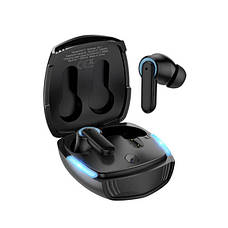 Навушники вакуумні безпровідні з мікрофоном Hoco EW13 TWS Bluetooth в кейсі Чорний (EW13B), фото 3