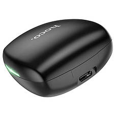 Навушники вакуумні безпровідні з мікрофоном Hoco EW13 TWS Bluetooth в кейсі Чорний (EW13B), фото 5