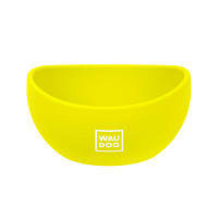 Миска WAUDOG Silicone, 250 мл, Желтая