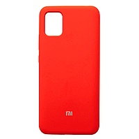Чохол Silicone Case Premium для Xiaomi Mi 10 Lite Red
