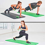 Гантелі для фітнесу "Vinyl" Newt 2 шт по 1,5 кг NE-VIN-1-5, Toyman, фото 3