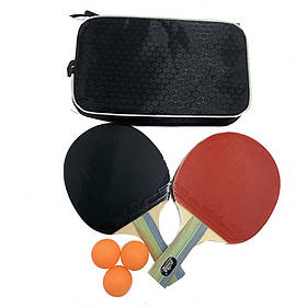 Набір для настільного тенісу "Cima" Newt NE-CM-9 (2 ракетки, 3 кульки, чохол), Toyman