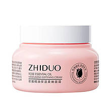 Пом'якшуючий крем для проблемної шкіри із трояндовою водою Zhiduo Rose Essential Oil 120g