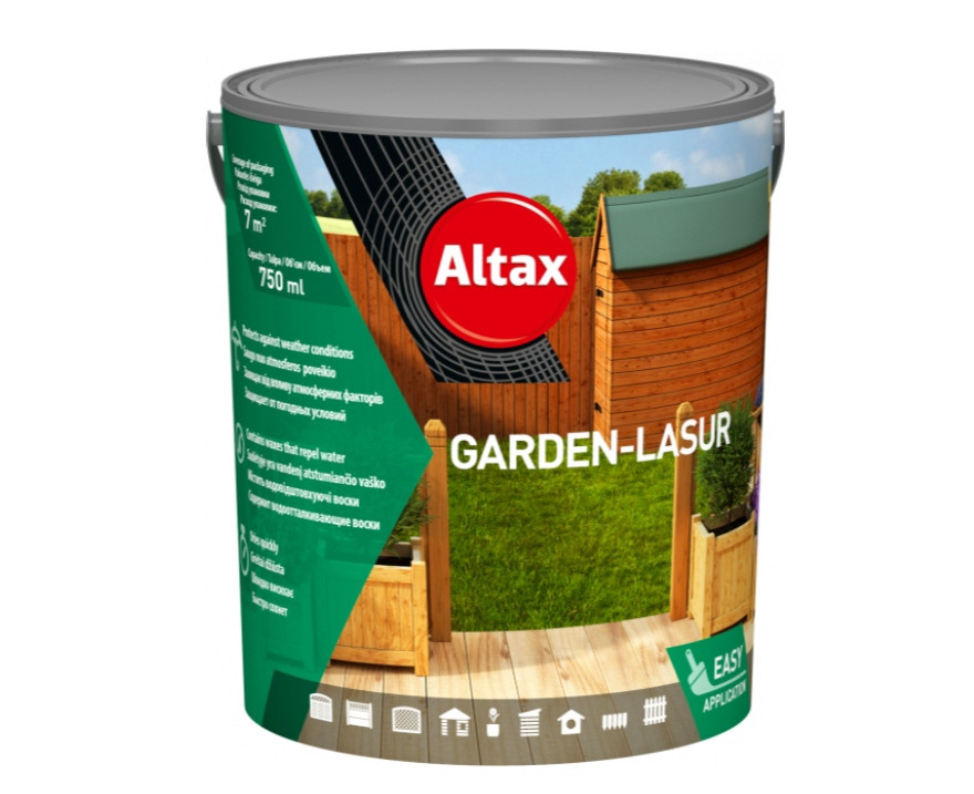 Лазур для дерева гарден 0,75л. Палісандр. Altax, фото 1
