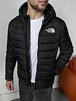 Куртка мужская стеганная демисезонная черная The North Face XL