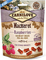 Лакомство для собак Carnilove Mackerel with Raspberries 200 г (для иммунитета)