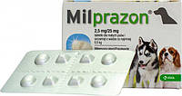 Милпразон таблетки от глистов для собак весом до 5 кг. для лечения и профилактики паразитов