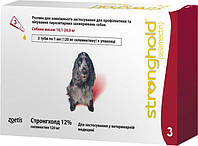 Капли на холку для собак Стронгхолд 12% 1 мл от 10 до 20 кг, 1 пипетка (от внешних и внутренних паразитов)