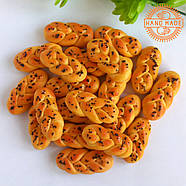 Лялькова їжа "Булка Плетінка з маком" Hand Made Nestwood 1 шт., фото 4