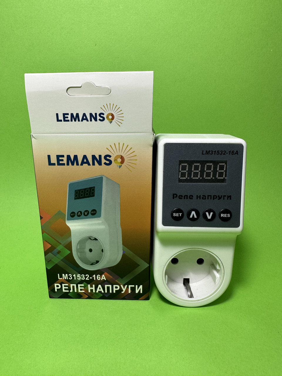 Реле Напряжения в Розетку Lemanso LM31532 16A "Щит" — Купить Недорого ...