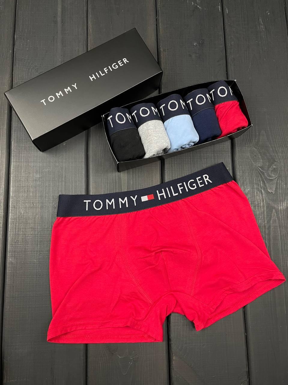 Купить Трусы мужские боксеры 5шт томми Tommy Hilfiger в коробке Боксеры ...