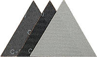 Сітка абразивна, трикутна, на липучці по штукатурці до шліфмашини YATO: G80, l= 280 мм, 3 шт(DW)