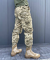 Тактические штаны летние пиксель ВСУ армейские штаны 46-64 водонепроницаемый материал Гретта военные брюки