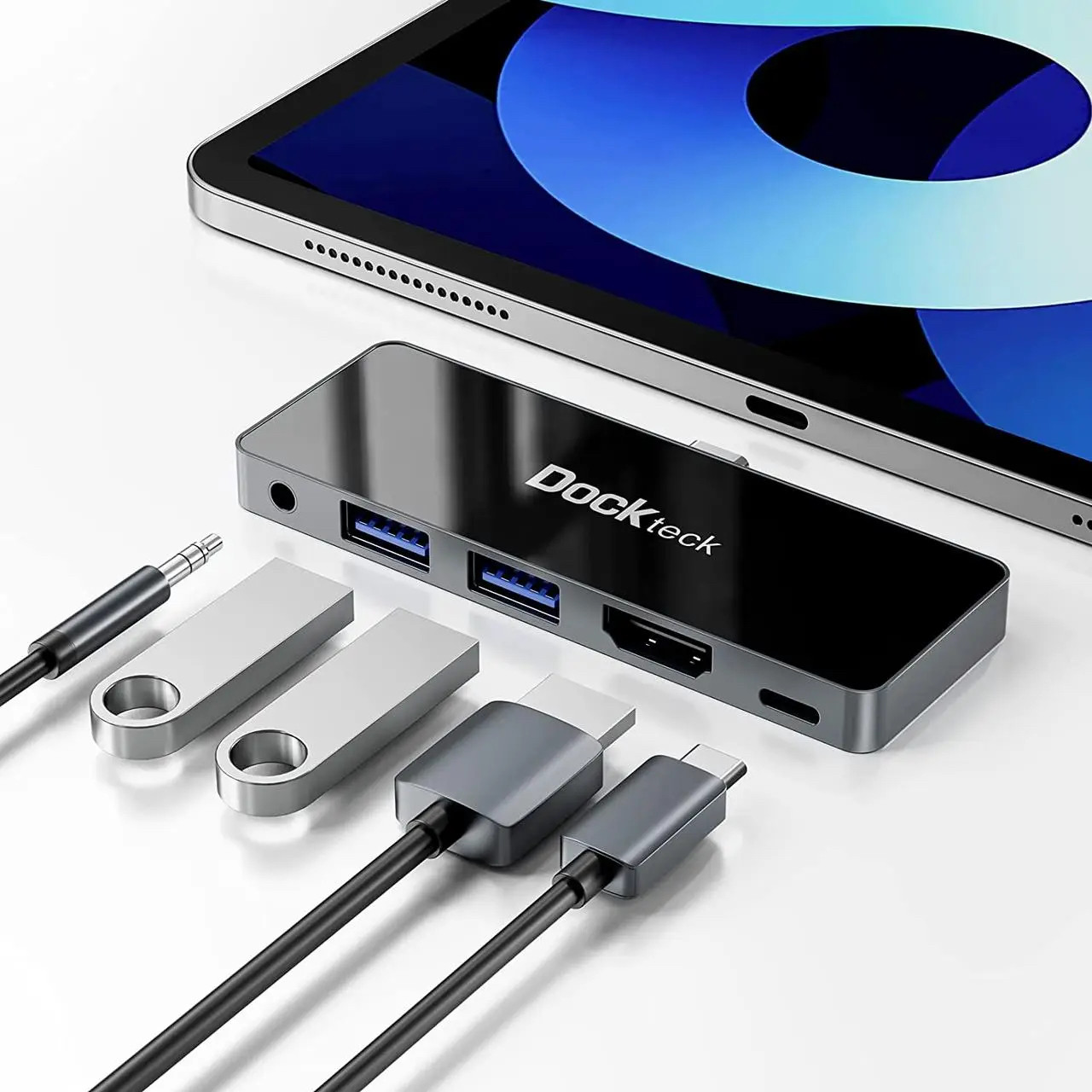 IPad Pro USB C Hub, адаптер Dockteck 5 в 1 для iPad Pro 2021 2020