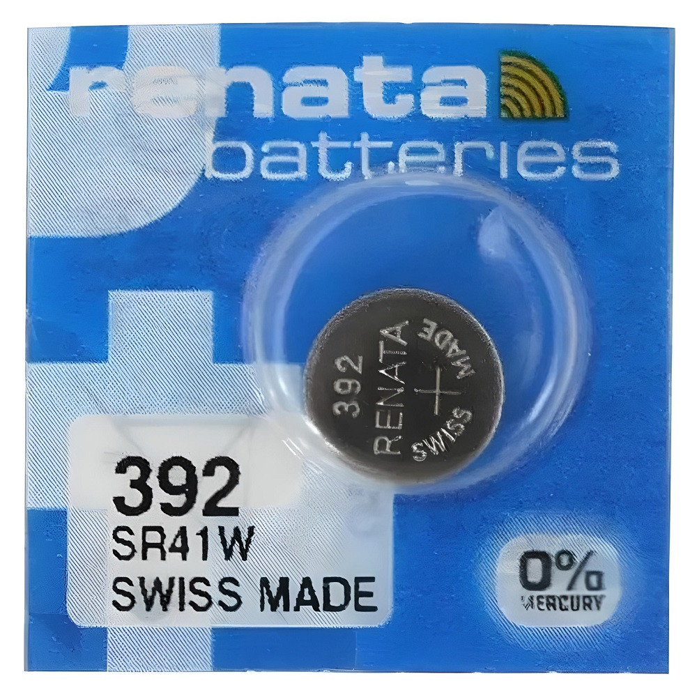 Батарейка годинникова Renata 392 (SR41W) Silver oxide 1/10/100