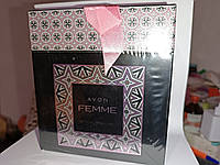 Парфюмерно-косметический набор avon femme фемме парф. вода 50мл парф. лосьон 150мл гель для душа 150 мл