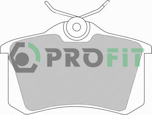 Гальмівні колодки PROFIT 5005-4454 ПЕРЕД PREMIUM SKODA OCTAVIA. VW GOLF. SEAT LEON FRONT