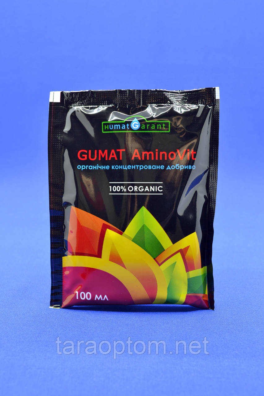 Органическое концентрированное удобрение GUMAT AminoVit 100 мл - фото 2 - id-p1788306554
