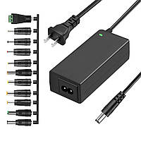 TKDY 12V Home Security Cameras Power Cord, 12 Volt 5A 4A AC Power Supply Adapter для камер наблюдения